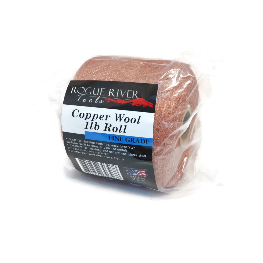Copper Wool (FINE Grade) 1lb Roll by Rogue River Tools. CHOOSE