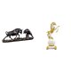 thumbnail image 1 of Figura De Toro Y Caballo, Obra De Arte Moderna, Colección De Esculturas De Animales De Estilo Chino, Adorno De Mesa Para Sala De Estar, Escritorio, Centro De Mesa, Regalos De Cumpleaños, 1 of 8