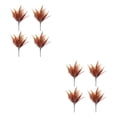 thumbnail image 3 of Kearding 4 paquetes/lote de arbustos de plantas falsas respetuosos con el medio ambiente para decoraciones de interior y exterior color de color otoñal 2piezas, 3 of 6