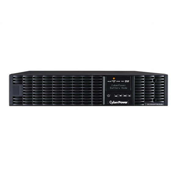 CyberPower OL1500RTXL2UN Smart App Online UPS System, 1500VA/1350W, 8 Outlets, 2U Rack/Tower + Pre-Installed SNMP Card