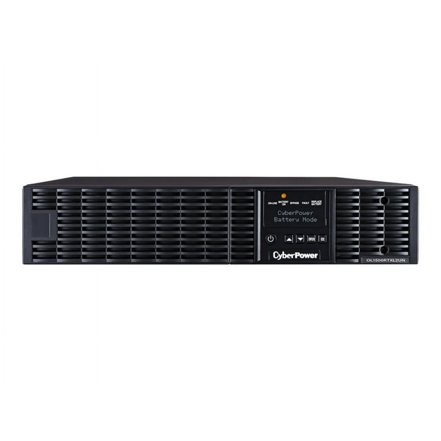 CyberPower OL1500RTXL2UN Smart App Online UPS System, 1500VA/1350W, 8 Outlets, 2U Rack/Tower + Pre-Installed SNMP Card