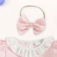 thumbnail image 4 of Ymyiu Baby Girl Romper Dress Romper Baby Boy Girl Romper T-Shirt Romper Infant Top 6 12 Months (Pink,6-12 Months), 4 of 6