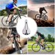 thumbnail image 3 of Cycling Hollow Seat Saddle Waterproof | Graffiti Art Design for Men Women | Reflective Tail for Commuting Adventure, 3 of 5