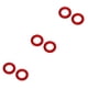 thumbnail image 3 of Riwesomey 2 uds portabobinas caja de almacenamiento ligera redonda de plástico anillo de goma, 3 of 6