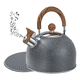 thumbnail image 1 of Tetera Silbadora De Acero Inoxidable Con Tapa, 2.5l xTELLAR negro, 1 of 3