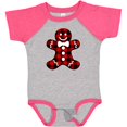 thumbnail image 3 of Inktastic Buffalo Plaid Gingerbread Man Boys or Girls Baby Bodysuit, 3 of 5