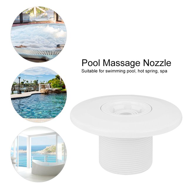 Boquilla de Chorro de Piscina Boquilla Giratoria de Masaje de Chorro de Spa para Piscina Accesorio de Retorno de Pared de Piscina Ajustable Accesorio de Piscina de 2 Pulgadas ANGGREK Otros