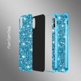 thumbnail image 6 of Phone Case for Samsung S22 Plus Case Glitter Sparkle Gold, Samsung Galaxy S22 Plus Case Silicone Anti-fingerprint Glamorous Shiny Cover Thin (Blue), 6 of 14