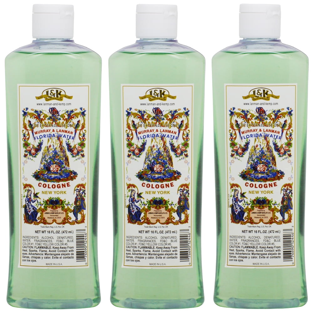 Murray and Lanman Florida Water Cologne Original 16oz (Pack of 3)