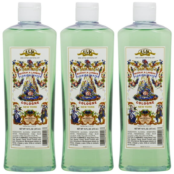 Murray and Lanman Florida Water Cologne Original 16oz (Pack of 3)
