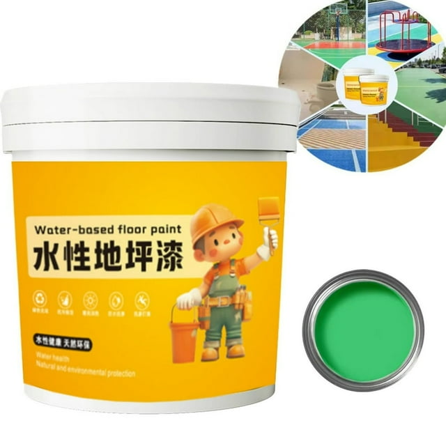 CUITING 50% off clear!Water Based Epoxy Floor Paint Anti Slip Water Based Floor Paint Water Based Garage Floor Paint Epoxy Floor Paint Anti Slip Concrete Floor Paint 300ml
