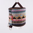 thumbnail image 1 of Bolsa de almacenamiento plegable de estilo étnico para acampar al aire libre, caja de pañuelos de papel para rollos de automóvil, bolsa de tela pequeña, bolsa de almacenamiento para exportación, 1 of 6