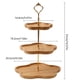 thumbnail image 3 of Bandeja de Madera para Bocadillos y Dulces en Capas – Organizador de Doble o Triple Nivel que Ahorra Espacio para Sala de Estar, Mesa de Café, Fiestas y Regalos, 3 of 6