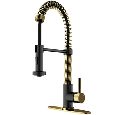 Vigo Vg02001k2 Edison 1.8 GPM Single Hole Pre-Rinse Pull Down, Out Kitchen Faucet - Matte
