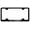 Black, variant on Ford Laser Etched Logo Stainless Steel Wide Body License Plate Frame (Chrome)