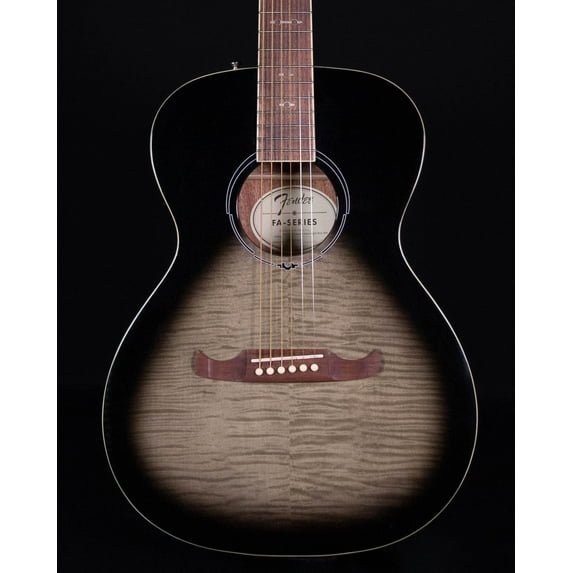 Pre-Owned Fender FA-235E Acoustic Electric Concert Guitar, Laurel Fretboard, Moonlight Burst