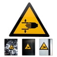 thumbnail image 3 of Multiple Pinch Points! Keep Hands Clear When Press Is Moving Aluminum Metal Sign 12 X 16 Inch Wall Decor, 3 of 8