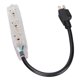 thumbnail image 1 of Un para nema 5-15p a 3 para nema 5-15r cable macho un cable de Mujer de extensión de salida de servicio pesado, 1 of 7
