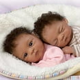 thumbnail image 2 of Ashton-Drake Waltraud Hanl "Jada And Jayden" Poseable Twin Baby Doll Set, 2 of 6