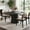 Black, variant on Dovelina 55" Oval Dining Table for 6, Modern Wood Multi-Purpose Dinner Table for Home, Small Apartment, Kitchen