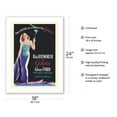 thumbnail image 2 of Gilda - Staring Rita Hayworth and Glenn Ford - Vintage Film Movie Poster by Robert Coburn c.1946 - Bamboo Fine Art 290gsm Paper Print (Unframed) 18x24in, 2 of 4