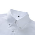 thumbnail image 3 of Cloudstyle Men's Non-Iron Slim Fit Dress Shirt - Button-Down Collar Business Casual Shirt for Office & Commute, 3 of 8