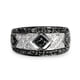 thumbnail image 3 of 0.26 Carat Genuine Black Diamond and White Diamond .925 Sterling Silver Ring QJ Model, 3 of 3