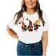 thumbnail image 4 of Blusa de manga corta de verano con estampado de Halloween vintage para mujer Pompotops  hfajkhk139612, 4 of 9