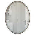 thumbnail image 6 of OVALCREST - Singapore Framed Floating Oval Mirror - Rubbed Bronze - 20 5/8" x 24 5/8", 6 of 8