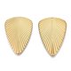 thumbnail image 2 of Ion Plating(IP) 304 Stainless Steel Pendants Leaf Charm Real 18K Gold Plated 46x32.5x1.5mm Hole: 1.5mm, 2 of 2