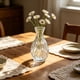thumbnail image 1 of Clear Glass Vase Small Decorative Flower Vase For Home Decor Table Centerpiece Living Room Bedroom Office Floral Arrangement Buds Vase, 1 of 7