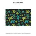 thumbnail image 4 of Placemats Set Of 4 / 6, Exotic Abstract Cute Gecko Lizard Placemats For Dining Table Indoor/Outdoors Heat Resistant Washable Placemats 18" X 12", 4 of 8