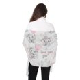 thumbnail image 4 of FORMRS Womens Scarf Winter Soft Long Big Warm Shawls Wrap Tassel Scarves, Cartoon Elephant, 4 of 9
