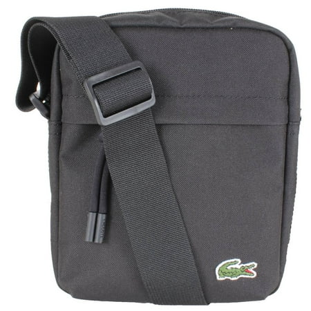 Image of Lacoste Logo Vertical Camera Bag Black
