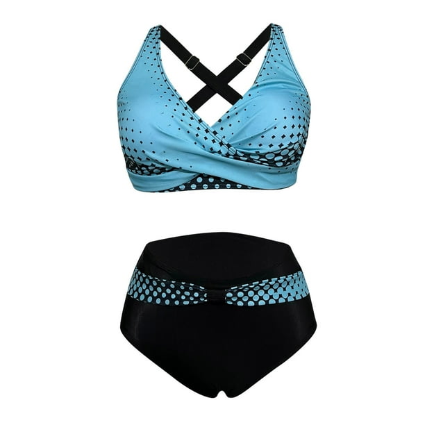 Women 2 PCS Triangle Bathing Suit Halter Top Tie Side Thong Bikini  Swimsuits - China Swimwear and Bikini price