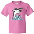 thumbnail image 3 of Inktastic Great White Shark Jumping Youth T-Shirt, 3 of 5