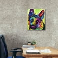 thumbnail image 3 of Epic Graffiti 'German Shepherd 1' by Dean Russo, Giclee Canvas Wall Art, 20"x24", 3 of 8