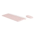 thumbnail image 4 of Logitech MK470 Slim Combo Ultra-slim, Compact and Quiet Wireless Keyboard & Mouse Combo - Rose - Keyboard and mouse set - wireless - 2.4 GHz - rose, 4 of 5