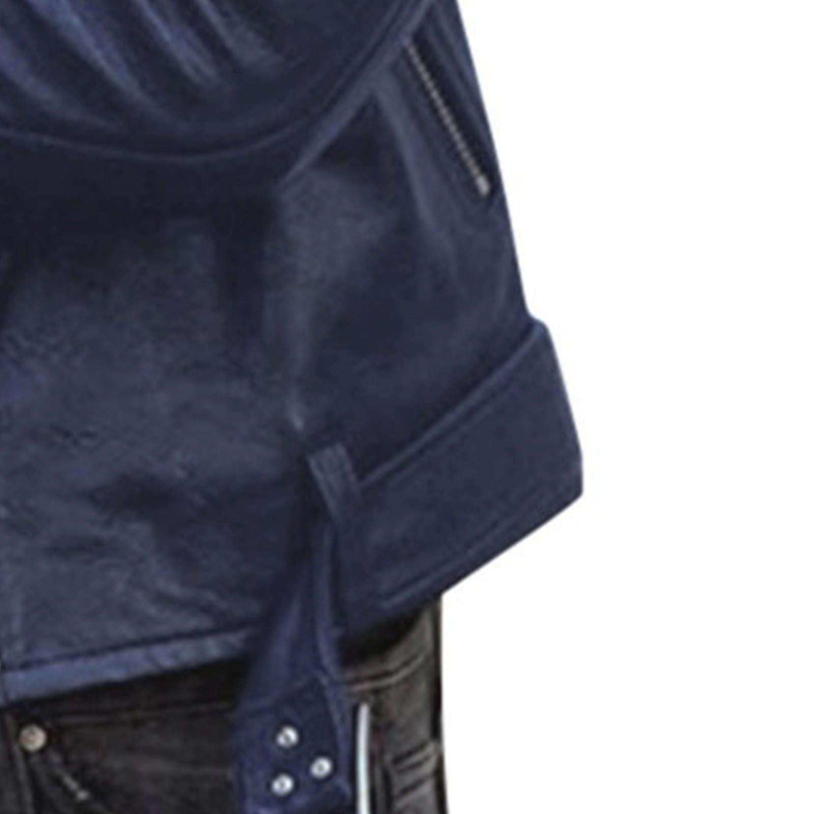 ダウンジャケット・コート OFF-WHITE WOMEN Motorcycle Hole Crop Jacket Blue OFF-WHITE WOMEN Motorcycle Hole Crop Jacket Blue