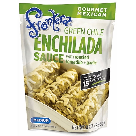 Frontera Enchilada Sauce Medium Green Chile 8 fl oz Pack of 4