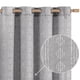 thumbnail image 1 of Cortinas Jinchan Boho Farmhouse, color gris, 214 cm de longitud, 2 paneles, 1 of 9