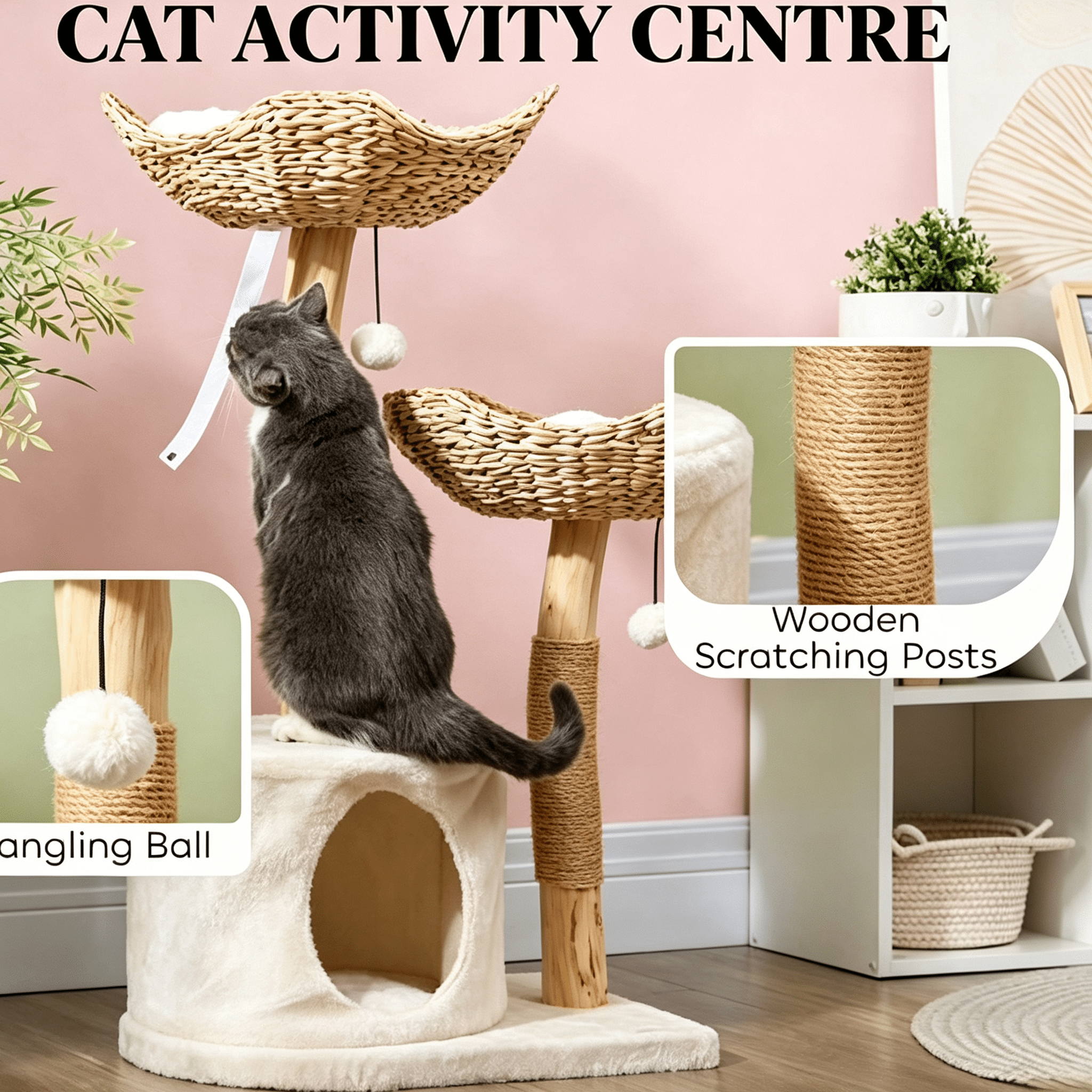 Cat Tree,Cat Tree with Scratching Post