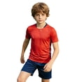 thumbnail image 2 of MEZZALL Kids Outfit Sets Short Sleeve T-Shirts And Shorts Boys Girls Children Football Training Shirt Shorts Set Kids Basketball Tracksuit V-Neck Sportsuit Classic Clothes Sets, 2 of 5