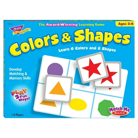 TREND enterprises, Inc.® Colors & Shapes Match Me® (Best Match Three Games)