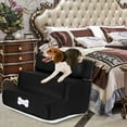 thumbnail image 2 of Zenghuiiii Organizers And Storage of Pet Supplies 3 Step Dog Step Stairs Pet Ladder Cover Removable Comfortable Non Slip Dog Ramp Staircases Suitable For Small Dogs, 2 of 7