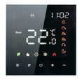 thumbnail image 2 of Smart Thermostat 3A Digital Programmable LCD Display Touchscreen Underfloor Heating Temperature Controller Digital Intelligent Wall Thermostat for Water Heating, 2 of 7