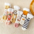 thumbnail image 4 of Women Slipper Fuzzy Socks Fluffy Cozy Cabin Warm Winter Soft Thick Comfy Fleece Non Slip Home Socks, 4 of 8