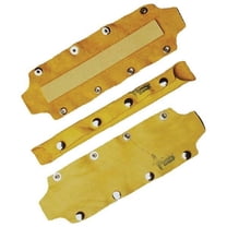 64-1-85 Welding Sweatband Grain Leather Gold w/Snaps