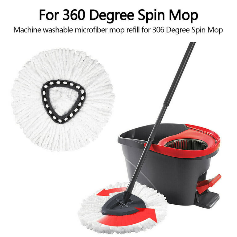 3/5/10 Pack Spin Mop Replacement Head Microfiber Mop Head Refills for  O-Cedar