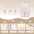 thumbnail image 5 of Inadays School Backpack Set Cute Bookbag With Lunch Bag Pencil Case Set for Elementary Preschool Middle, 5 of 7